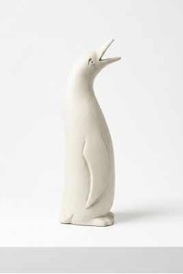 Gaartendeko Pinguin Statu Skulptur Figuren Skulpturen Designer Figur