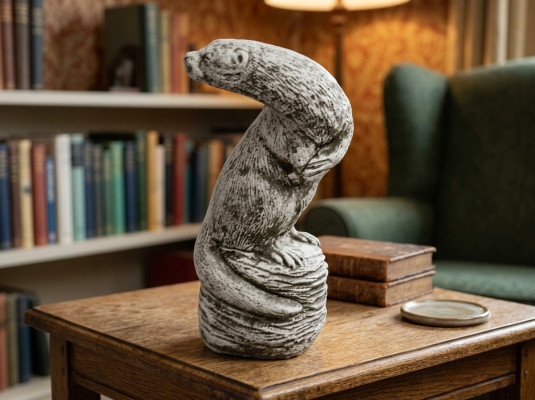Gaart Dekoratioun Frettchen Terrass Steen Figuren Figur Dekoratioun