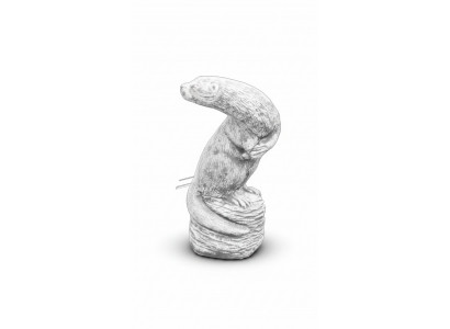 Gaart Dekoratioun Frettchen Terrass Steen Figuren Figur Dekoratioun