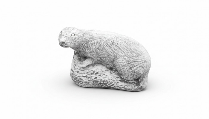 Gaart Dekoratioun Frettchen Terrass Steen Figuren Figur Statue