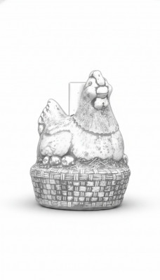 Kichech Hunn Gaart Figur Statuen Figuren Skulptur Dekoratioun