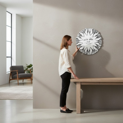 Wandrelief Steeplack Bild Sonn Antik Stil Relief Steegoss Wand