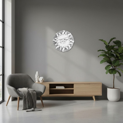 Relief Mauer Steeplack Sonn Bild Biller Reliefen Dekoratioun Gaart
