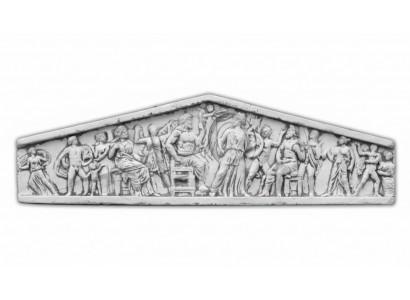 Relief Wanddekoratioun Steenplack Bild Biller Antik Stil Gaart