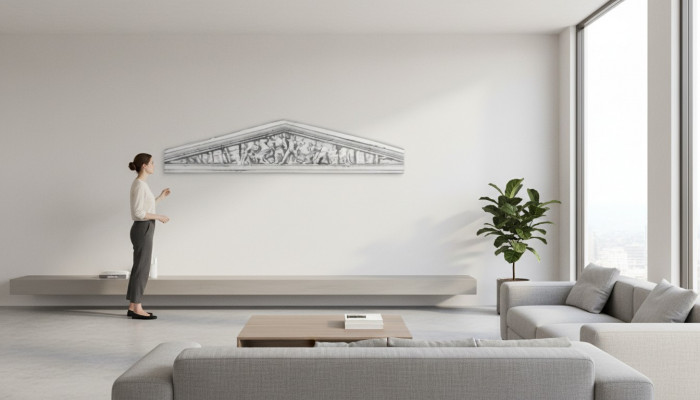 Dierboge Relief Antik Stil Bild Biller Wandrelief Steenplack Dieren
