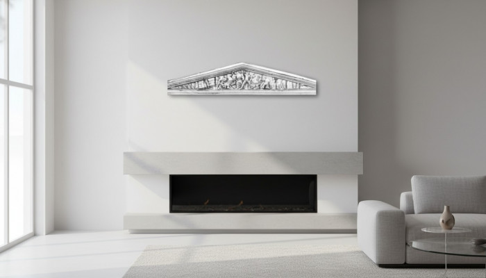 Dierboge Relief Antik Stil Bild Biller Wandrelief Steenplack Dieren