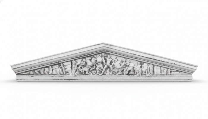 Dierboge Relief Antik Stil Bild Biller Wandrelief Steenplack Dieren