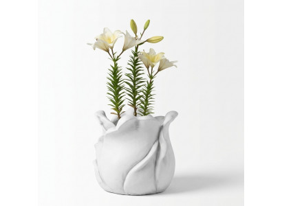 Blummebouquet Blummen Vase Gefäss Gaart Terrass Dekoratioun Statuéier