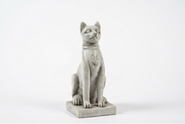 Ägyptesch Kazestatue Figur Statuen Gaart Dekoratioun Terrass