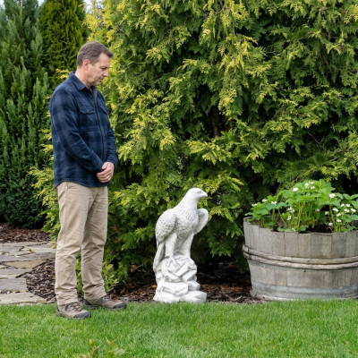 Figur Adler Gaart Statu Skulptur Dekorativ Skulpturen Figuren Statuen