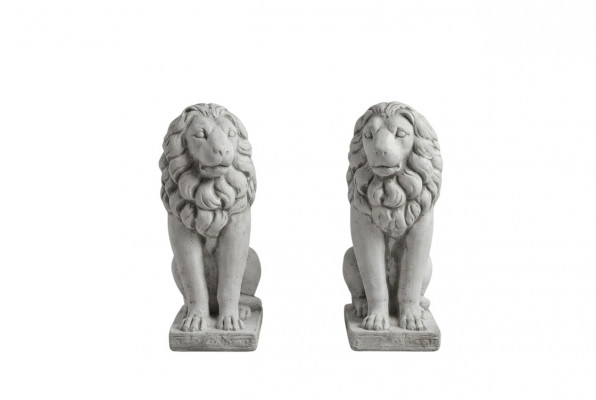Léiwe Gaartfigur Terrass Dekorativ Gaart Skulptur Figuren Skulpturen