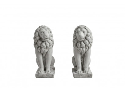 Léiwe Gaartfigur Terrass Dekorativ Gaart Skulptur Figuren Skulpturen