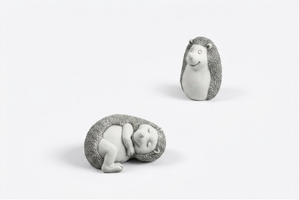 Garten Dekoratioun Igel Terrass Karikatur Steen Figure Figur Dekor Statuë