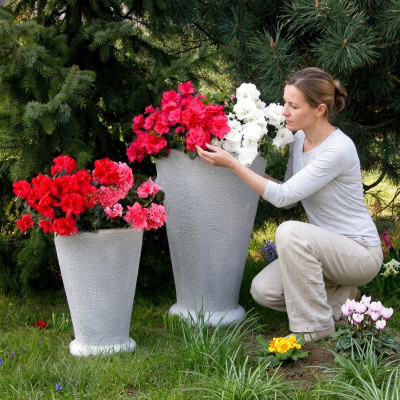 Design Blumentopf Top Planz Kübel Gefäß Töpfe Figur Gesicht