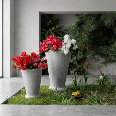 Design Blumentopf Top Planz Kübel Gefäß Töpfe Figur Gesicht