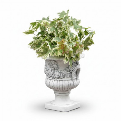 Design Blummendëppen Dekor Top Planz Kübel Gefäß Figur Tëppler Gesiicht Skulptur