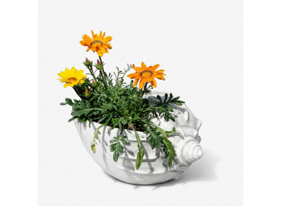 Design Blummendëppen Top Planz Kueb Dekorativen Gefäss Dëppen Figur Gesiicht