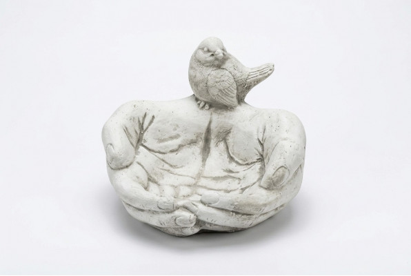Vullentränk Skulptur Design Figur Statue Gaart Dekor Figuren Statuen