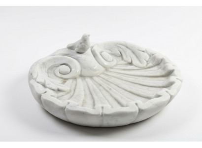 Vugel Drénk Dekor Skulptur Design Figur Statue Gaart Figuren Statuen