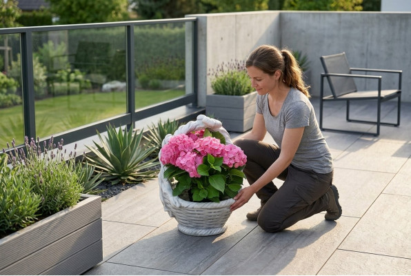 Blumendëppen Planzkëschten Dekoratioun Natur Gaart Figur Vasen Blummendëppen