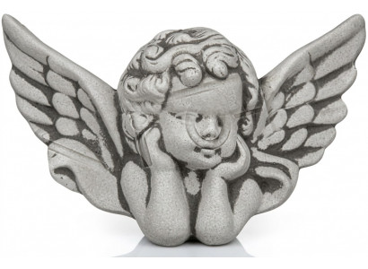 Grafdekoratioun Grafsteen Dekoratioun Engel Figur Skulptur Gott Helleg
