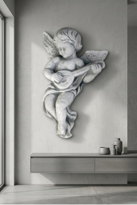 Grafdekoratioun Graf Steng Dekoratioun Engel Figur Dekoskulptur Gott Helleg