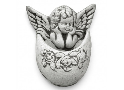 Wandrelief Stengplack Bild Azteken Engel Antil Relief Stengguss Wand