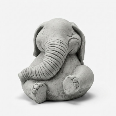 Design Figur Elefant Skulptur Figuren Skulpturen Statuen Wäiss Karikatur Statue