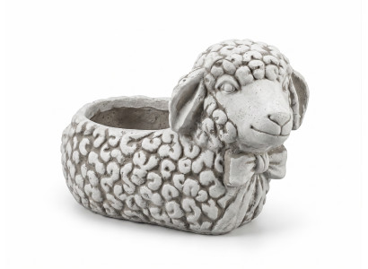 Design Deko Blummendëppen Top Planz Kueb Gefaass Figur Téin Gesiicht Skulptur