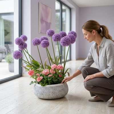 Blummekübel Natur Planz Kübel Dekoratioun Gaart Vase Figur Blummendëppen