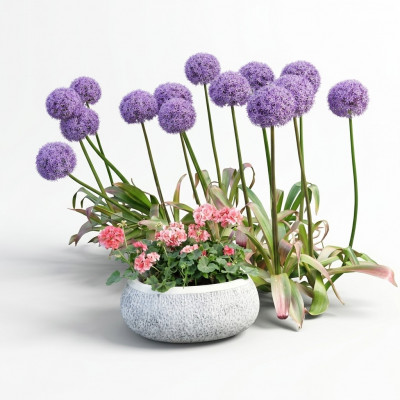 Blummekübel Natur Planz Kübel Dekoratioun Gaart Vase Figur Blummendëppen