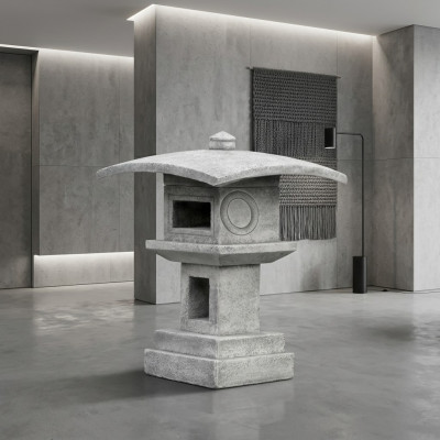 Japaneschen Gaart Haus Dekoratioun Skulptur Figuren Natur Figur Wäiss Skulpturen