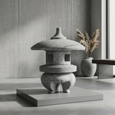 Japanesche Gaart Haus Dekoratioun Statu Natur Figuren Figur Wäiss Statuen