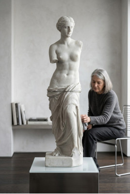 Madamm 74cm Skulptur Design Figur Statue Gaart Figuren Statuen