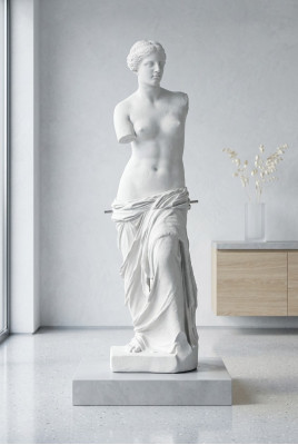 Madamm 74cm Skulptur Design Figur Statue Gaart Figuren Statuen