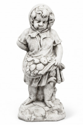 Meedche 71cm Figur Statue Figuren Skulptur Statuen Gaart
