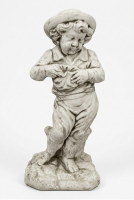 Jonge 69cm Figur Statu Figuren Skulptur Statuen Gaart Dekoratioun