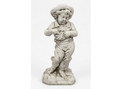 Jonge 69cm Figur Statu Figuren Skulptur Statuen Gaart Dekoratioun
