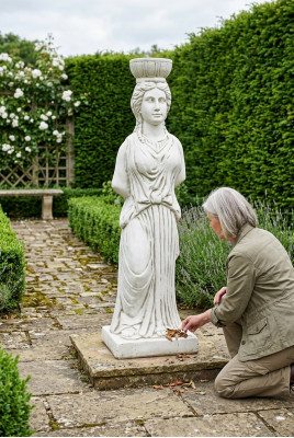 Fra 93cm Skulptur Design Figur Statue Gaart Figuren Statuen