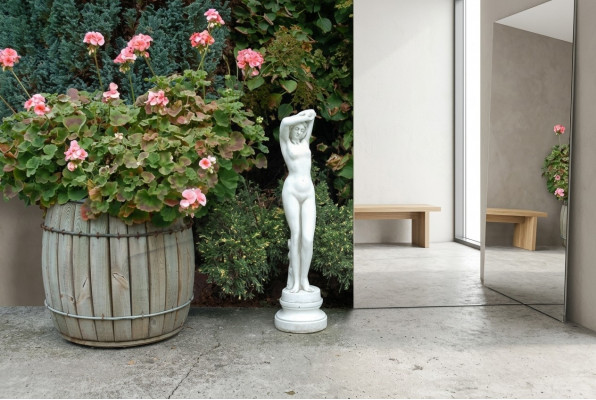 66cm Deko Skulptur Design Figur Statue Gaart Figuren Statuen