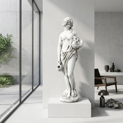 Springbrunnen Tuerm Figur Eva Statuen Figuren Skulpturen Statuen Skulptur