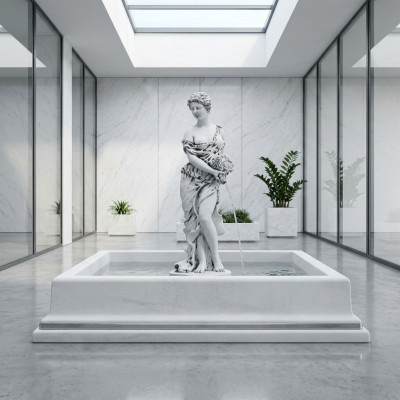 Fontänen Figur Statue Figuren Skulptur Antik Statuen Skulpturen Gaart