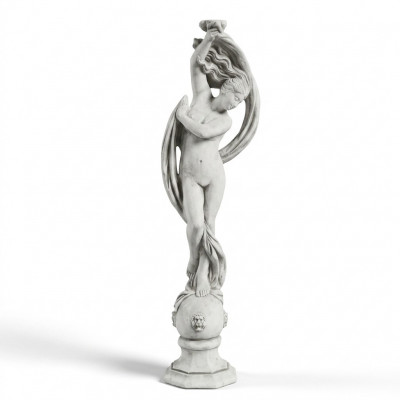 Skulptur XXL Gaart Figur Waasser Sail Skulptur Statuen