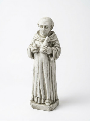 Gaartendekoratioun Mönchsstatue Skulptur Figuren Skulpturen Designer