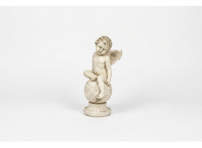Grafdekoratioun Graf Steen Dekoratioun Engel Deko Figur Skulptur Gott Helleg.