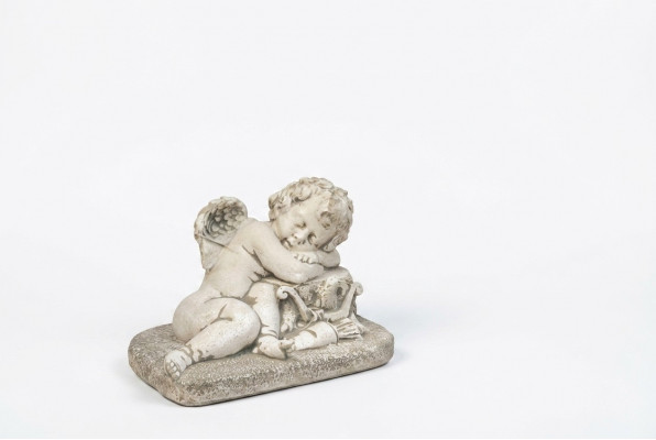 Engel Kanner Skulptur Design Figur Statue Gaart Figuren Statuen