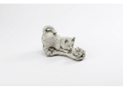 Gaart Dekoratioun Kaz Statu Skulptur Figuren Wäiss Skulpturen Design