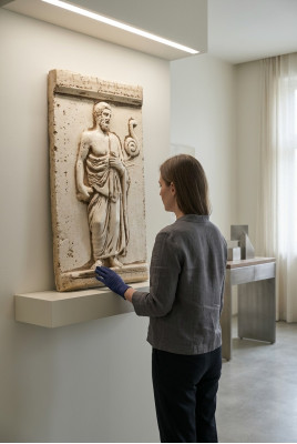 Antik Stil Réimesche Wandrelief Relief Wand Biller Bild Molerei Steen Griichen