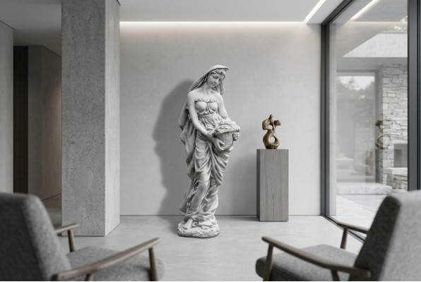 Dekoratiounsfigur Fra Gaart Designer Figuren Skulptur Skulpturen