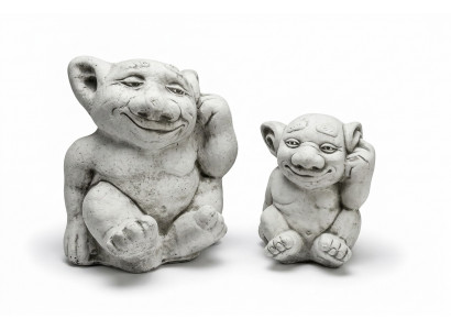 Troll 18cm Skulptur Design Figur Statue Gaart Dekorativ Figuren Statuen